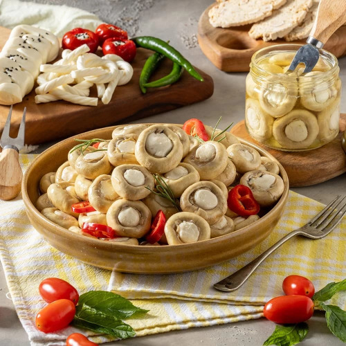 Peynir Dolgulu Mantar Turşusu