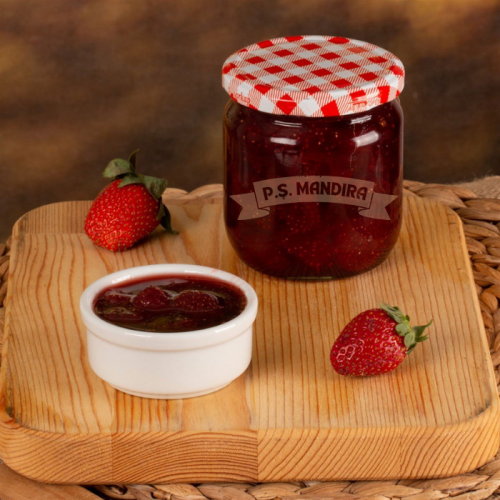 Çilek Reçeli (Bol Meyveli) 